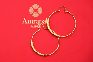 20C474 Elegant Silver Gold Plated Hoop Earrings