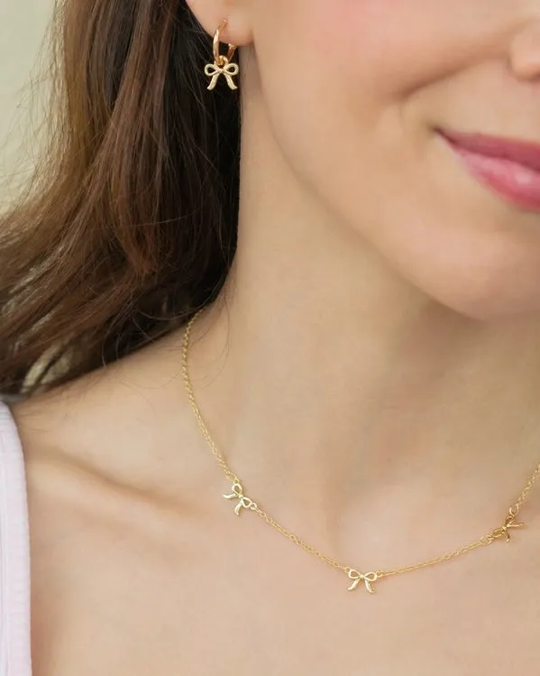 3 Bow Necklace