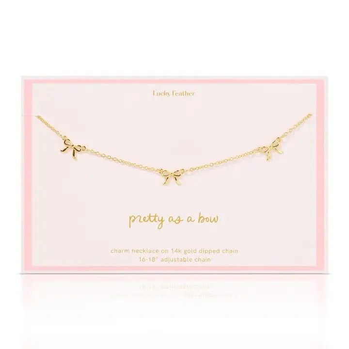 3 Bow Necklace