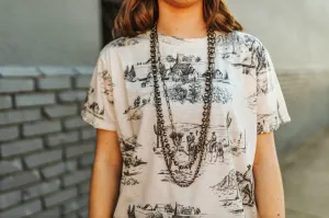 3-Layer Chain and Pearl Necklace