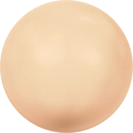 5817 Cabochon Pearls (Half-Drilled), Crystal Peach Pearl (001 300)