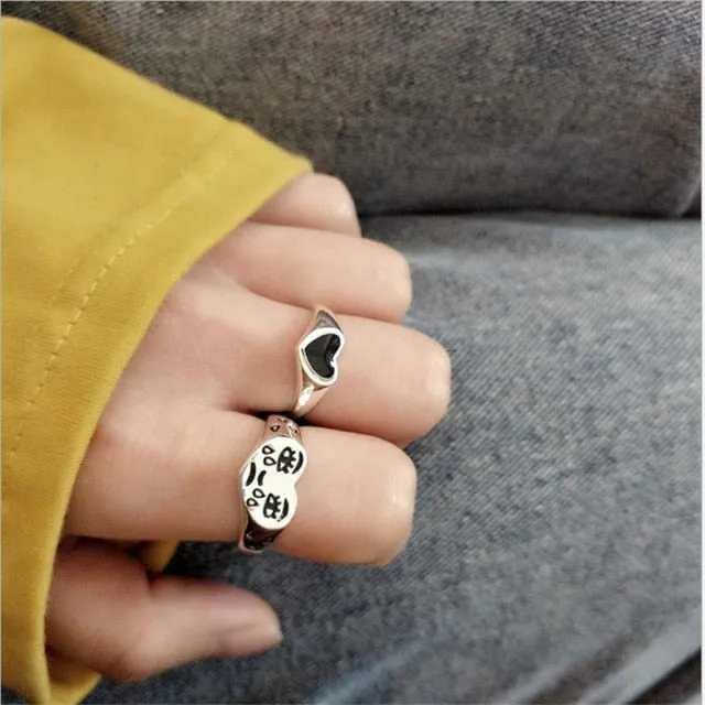 7PCS/SET Fashion Mixed Minimalist Ring Set