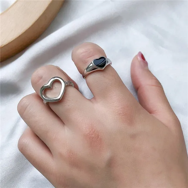 7PCS/SET Fashion Mixed Minimalist Ring Set