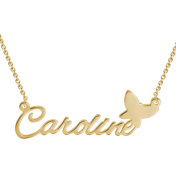 925 Sterling Silver Personalized Classic Name Necklace