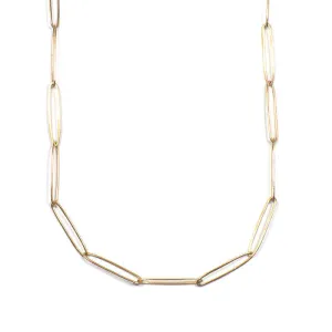 ABRIL PAPERCLIP LINK NECKLACE
