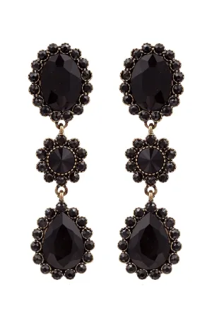 Alanza Earrings - Black