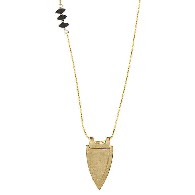 ALEXA SHIELD PENDANT NECKLACE