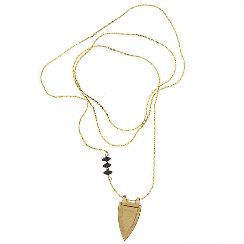ALEXA SHIELD PENDANT NECKLACE