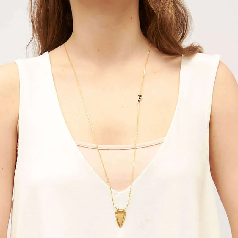 ALEXA SHIELD PENDANT NECKLACE