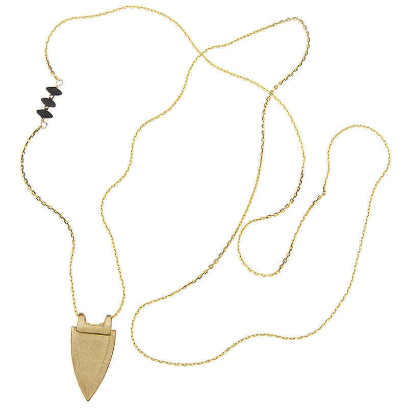 ALEXA SHIELD PENDANT NECKLACE