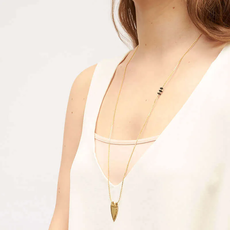 ALEXA SHIELD PENDANT NECKLACE