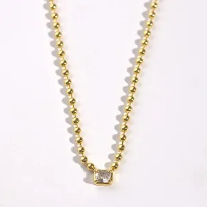 Allison Avery Icon Necklace- Emerald