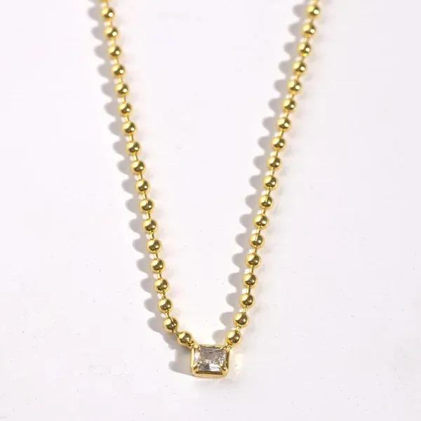 Allison Avery Icon Necklace- Emerald