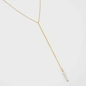 ANDREA PEARL DROP PENDANT NECKLACE
