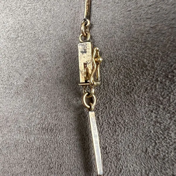 Antique Victorian Rose Cut Diamond Necklace