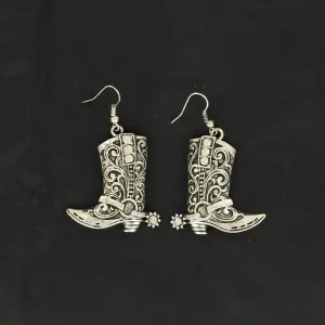 BLAZIN ROXX COWBOY BOOT DROP EARRINGS
