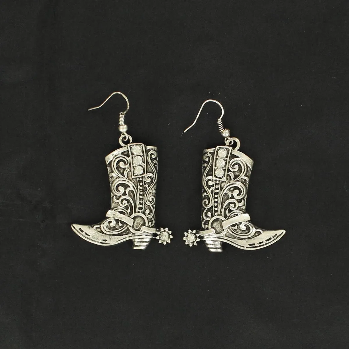 BLAZIN ROXX COWBOY BOOT DROP EARRINGS