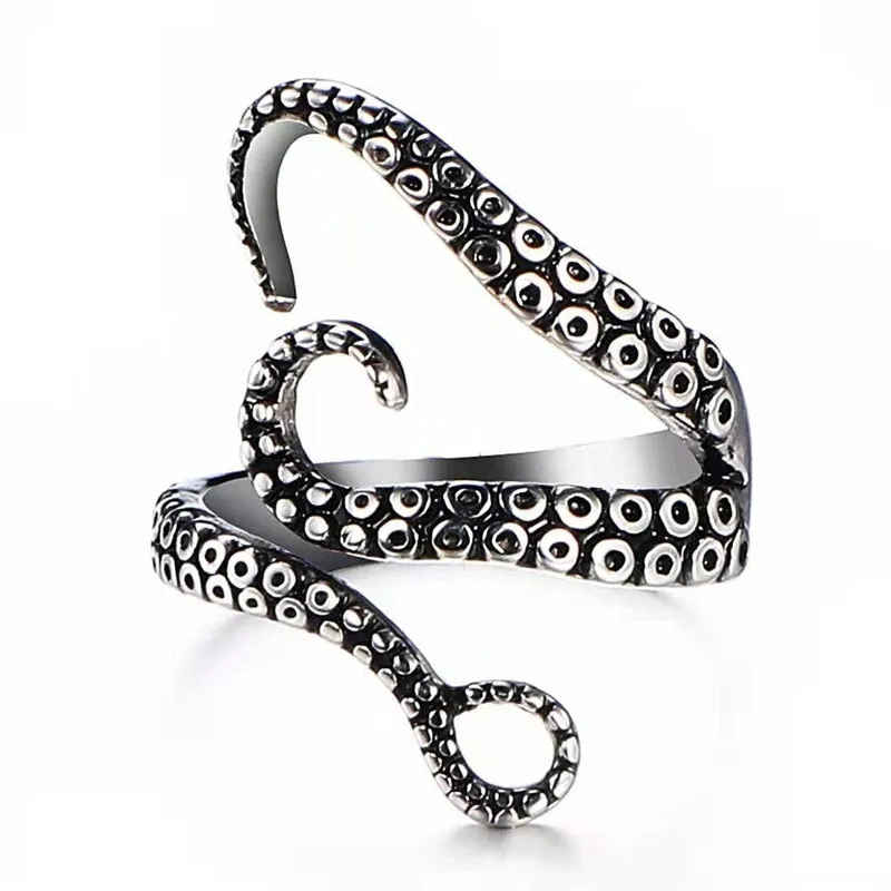 CAOSHI Handmade Carved Design Rings Women/Men Little Boy Antique Punk Party Finger Rings Fancy Gifts Statement Jewelry Wholesale