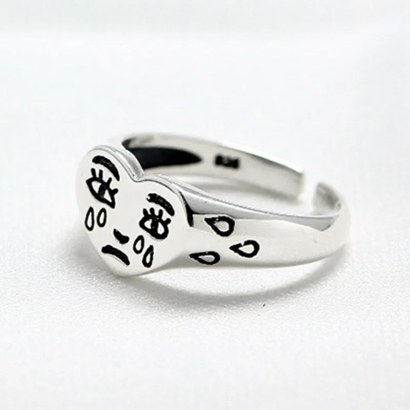 CAOSHI Handmade Carved Design Rings Women/Men Little Boy Antique Punk Party Finger Rings Fancy Gifts Statement Jewelry Wholesale