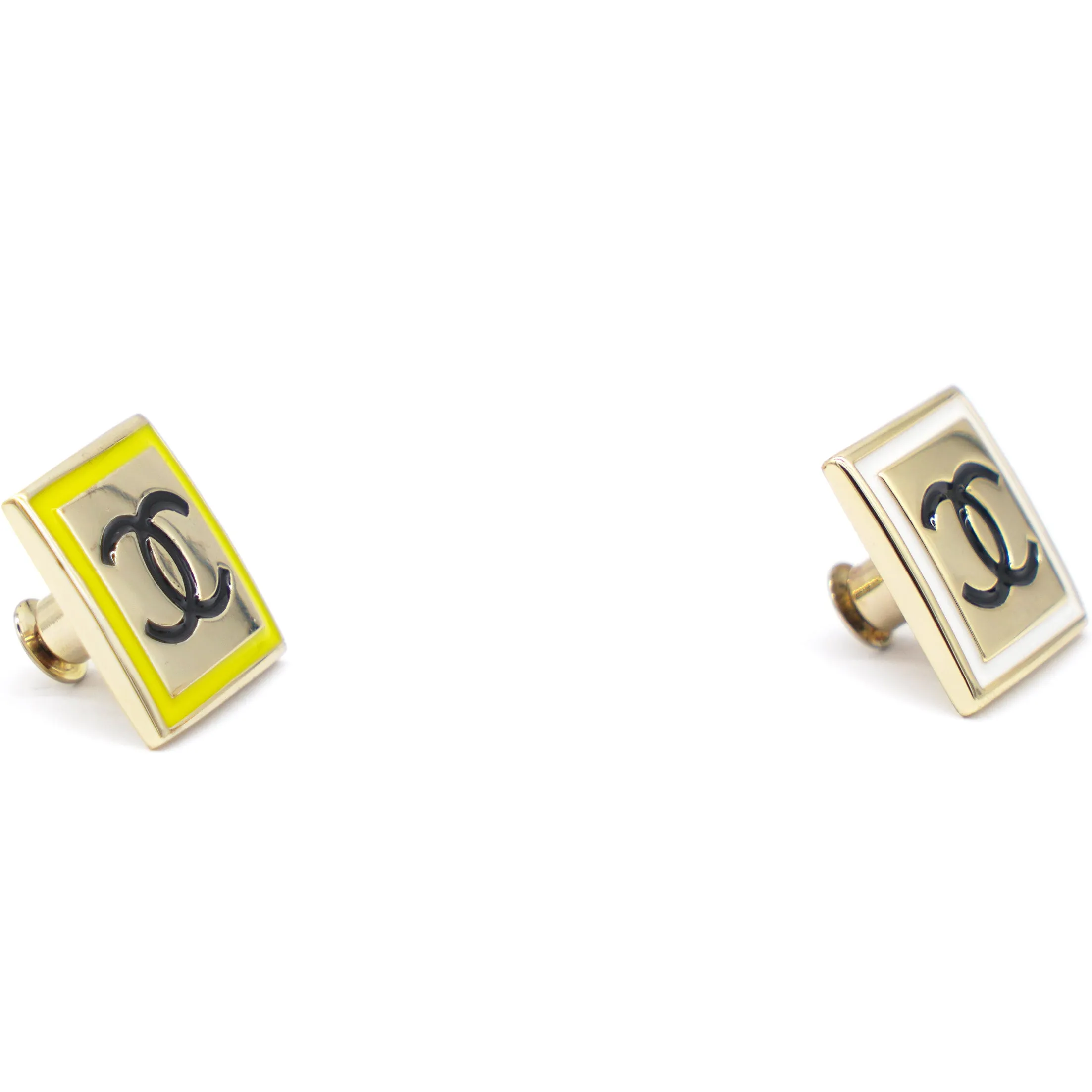 CC Mark Square Pin Brooch Set