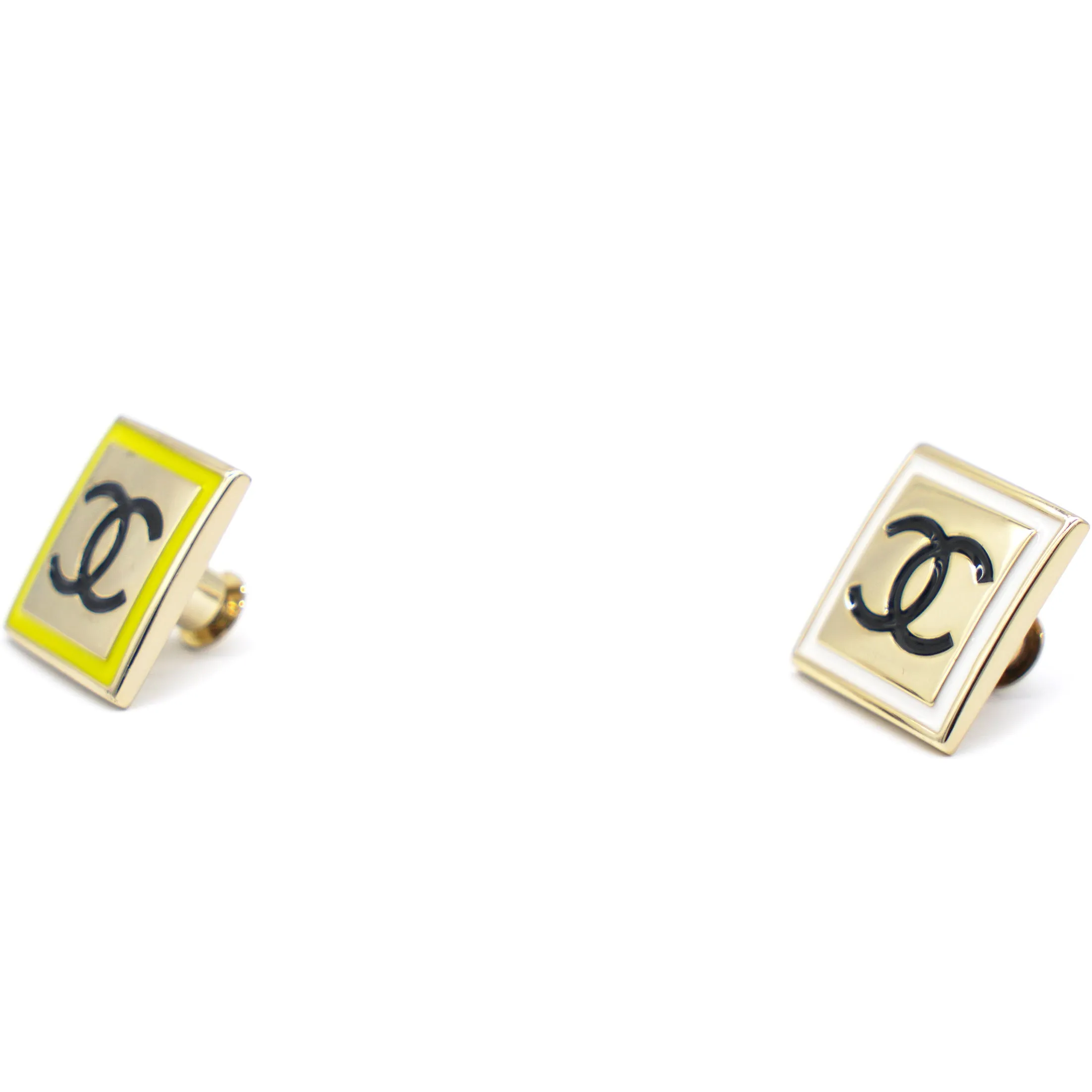 CC Mark Square Pin Brooch Set