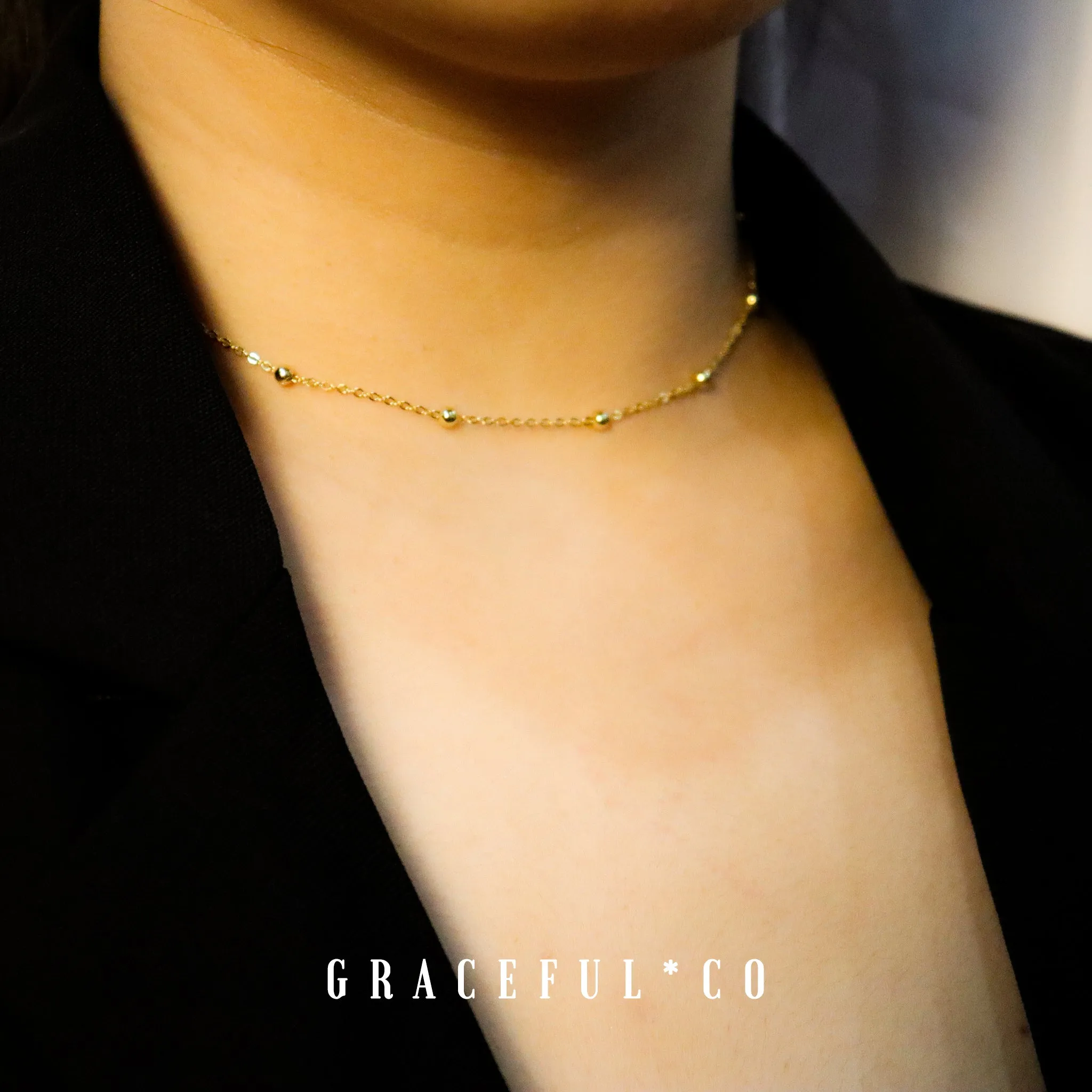 Celestial Chain Choker Necklace