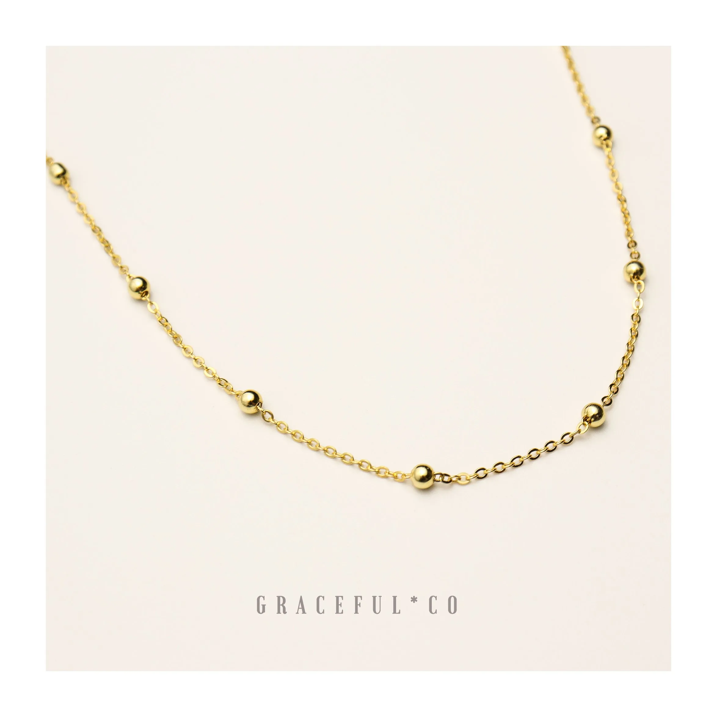 Celestial Chain Choker Necklace