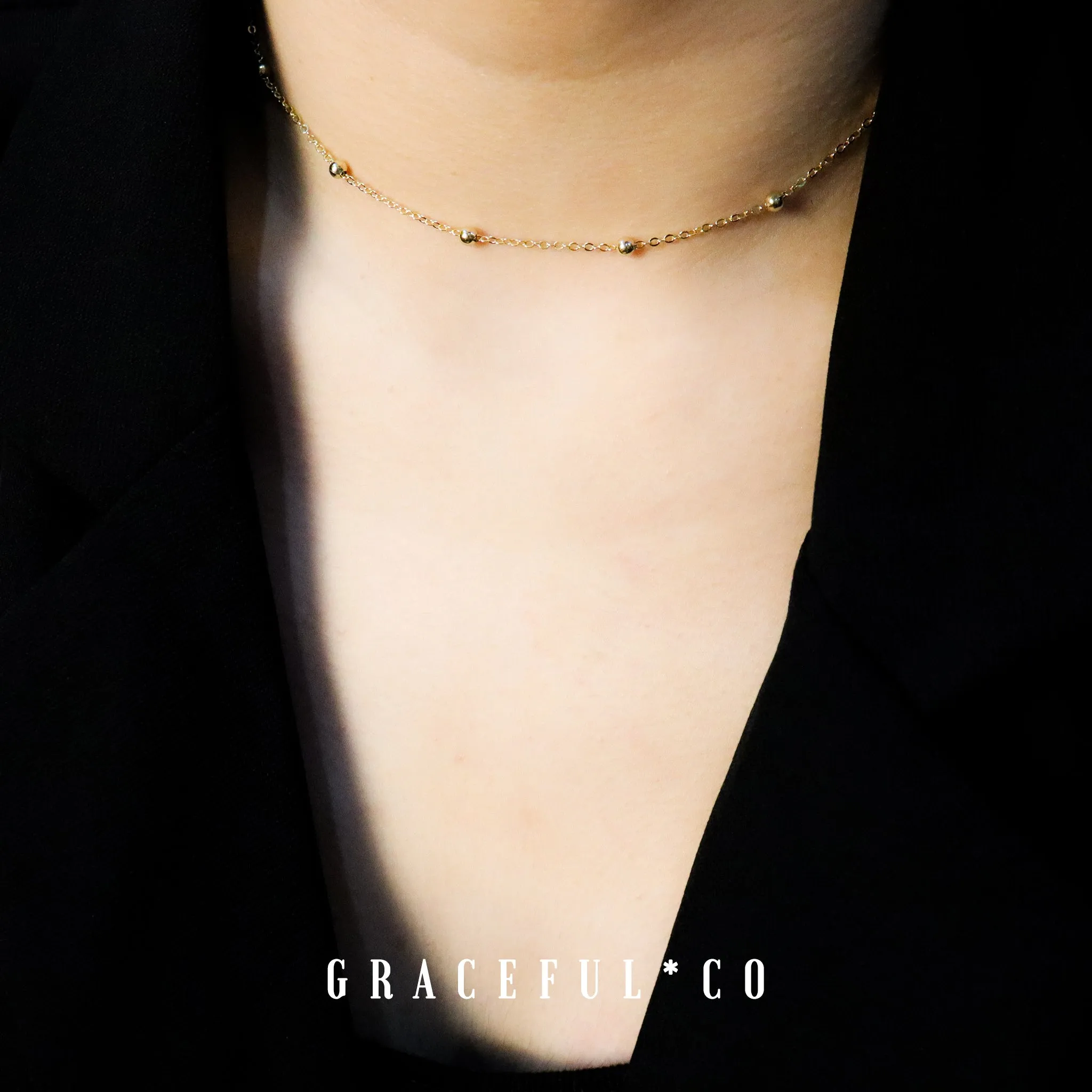 Celestial Chain Choker Necklace
