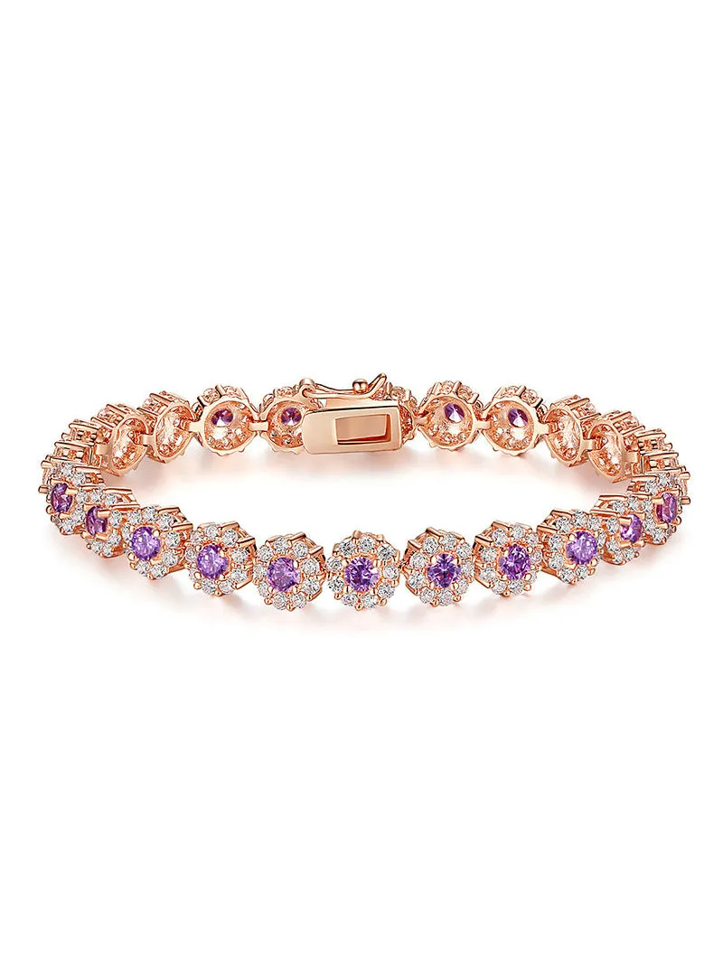 Chain Link Bracelet for Women Ladies Shining