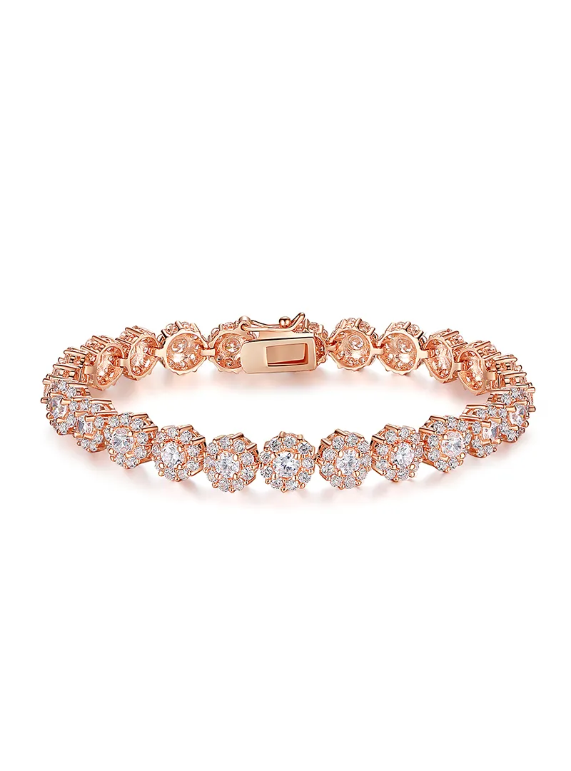 Chain Link Bracelet for Women Ladies Shining