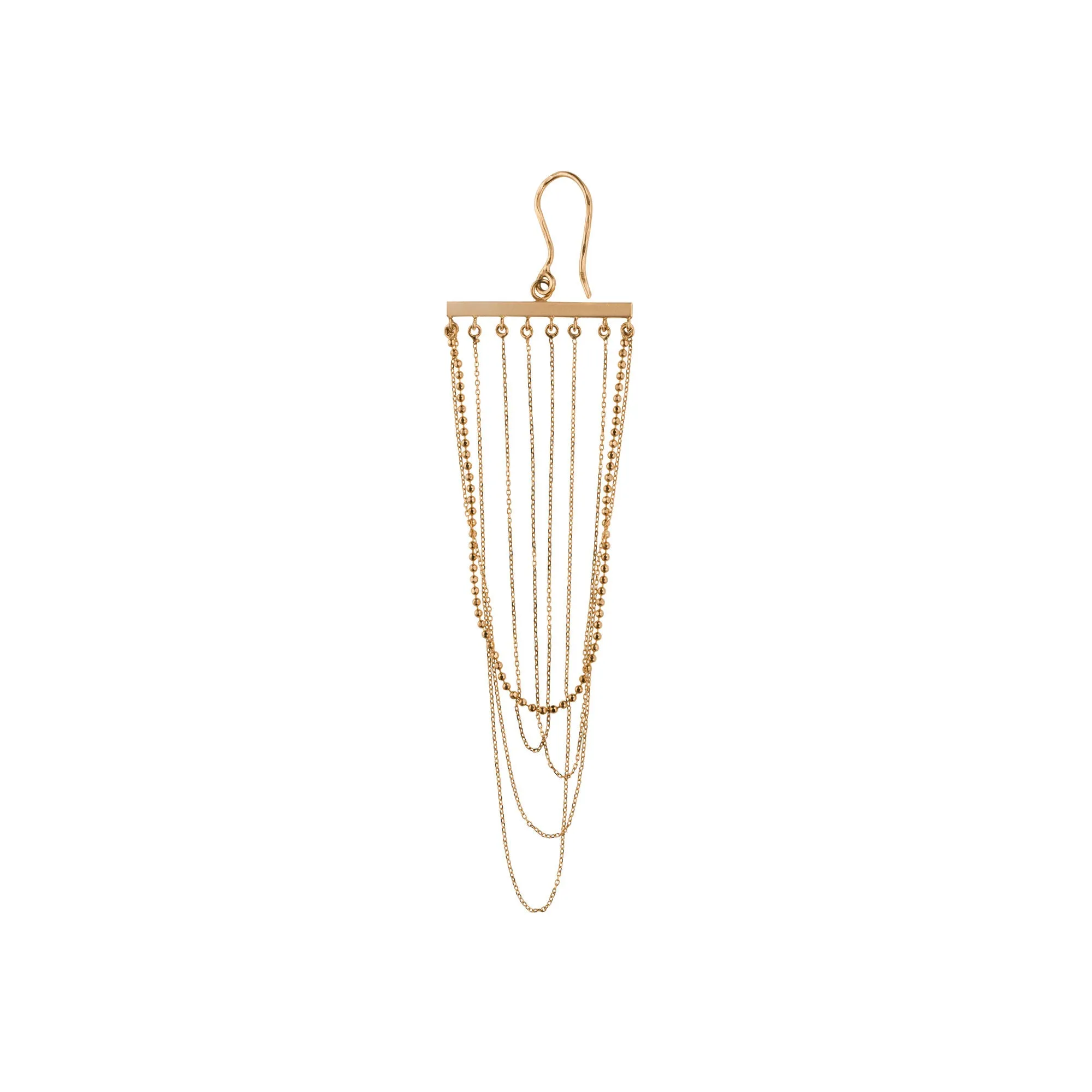 Chandelier 14K Gold Earrings