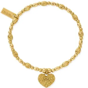 ChloBo Shining Heart Bracelet - Gold