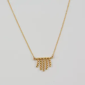 CHRYSA FRILL PENDANT NECKLACE