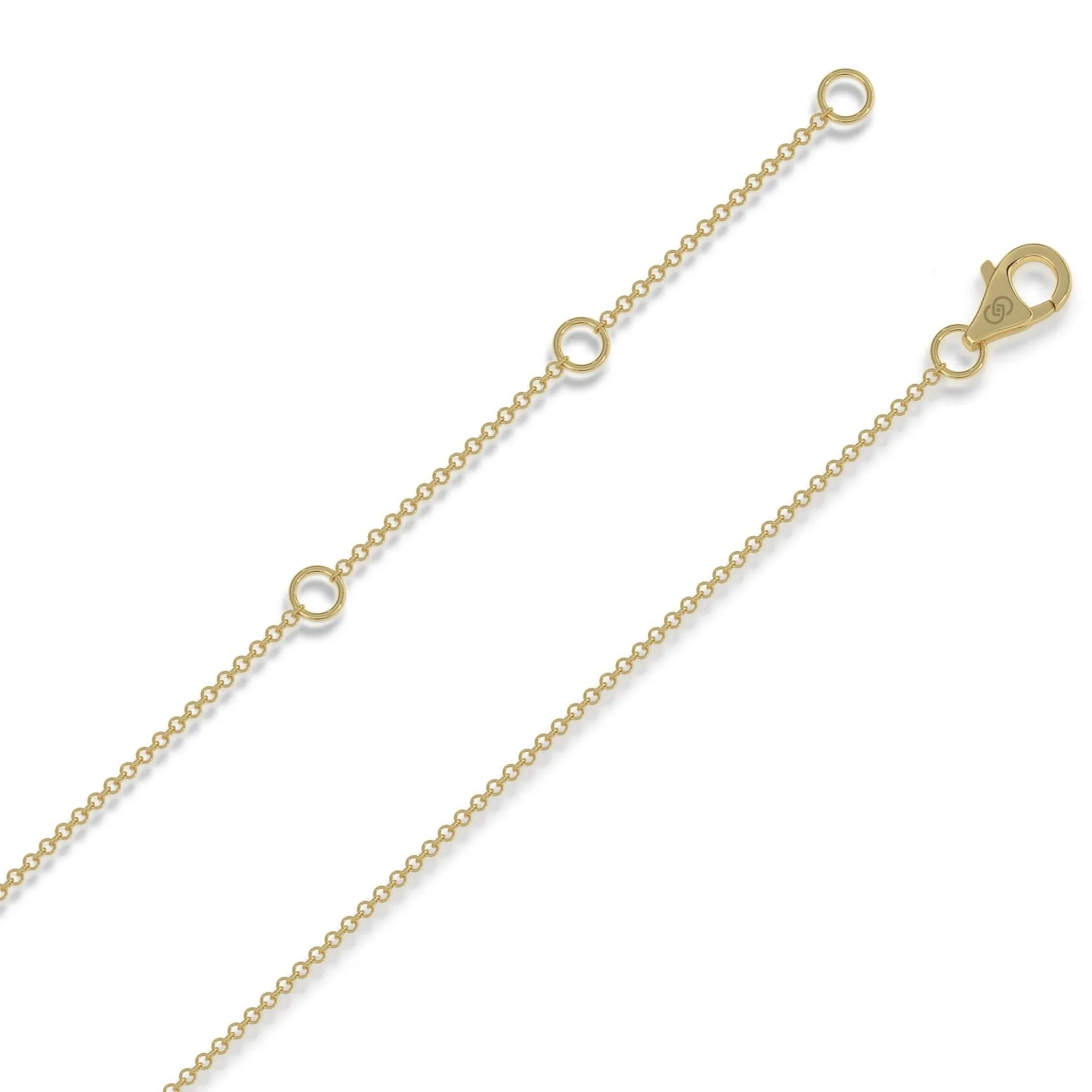 Classica VVS1 Princess Cut Moissanite Solitaire Necklace