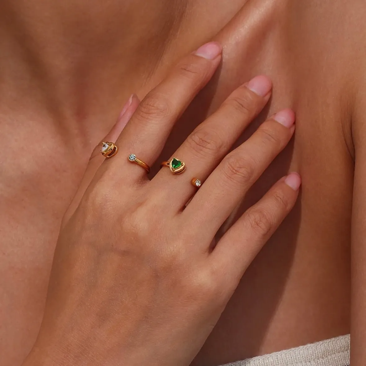 Claudia Heart Ring
