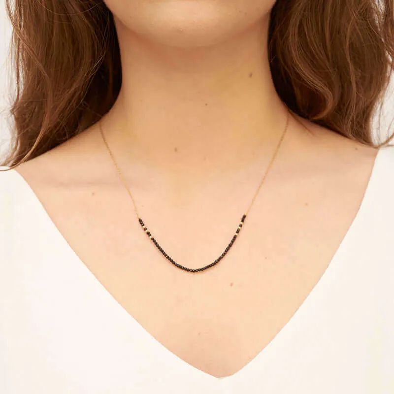 CORIE BEADED CHAIN NECKLACE