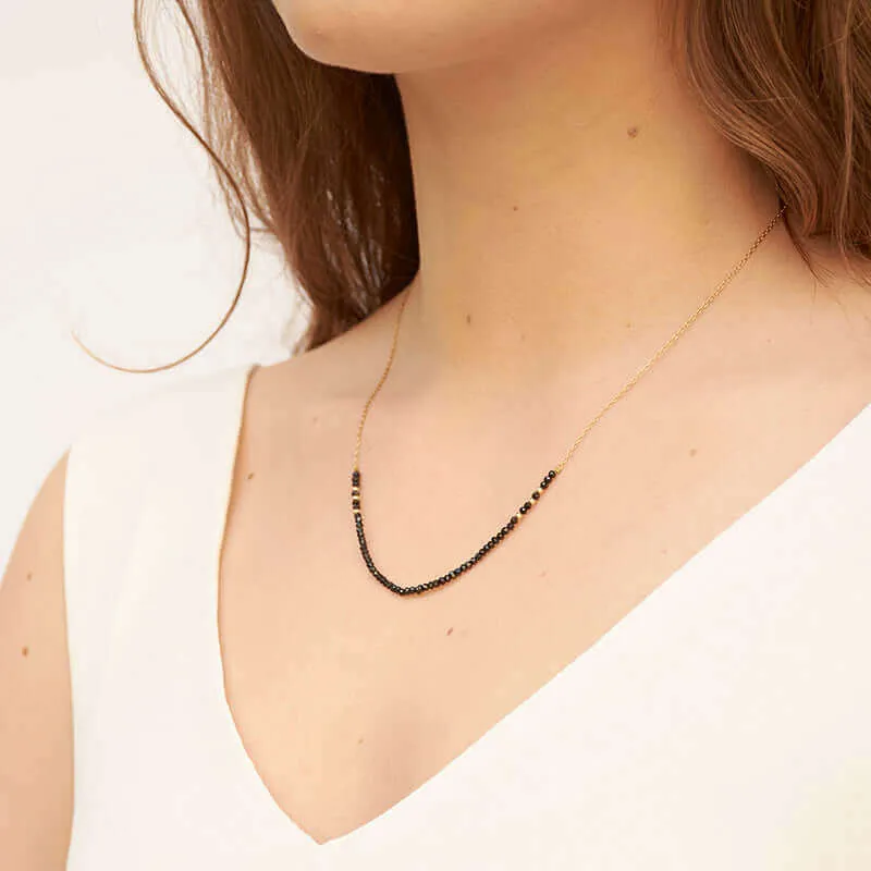 CORIE BEADED CHAIN NECKLACE