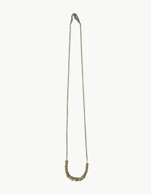 Crystal Mountain and Rondell Bead Necklace