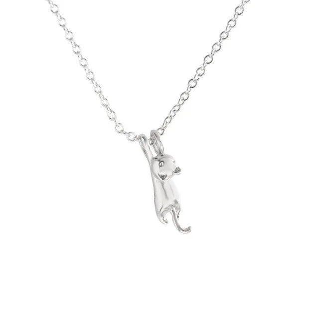 Delicate Animal Cat Statement Necklace for Women