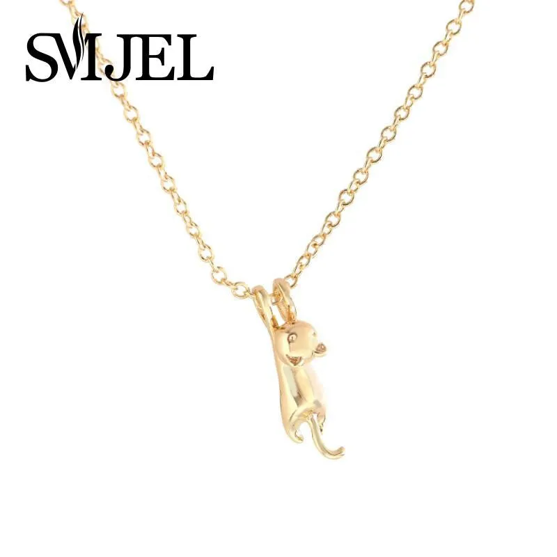 Delicate Animal Cat Statement Necklace for Women