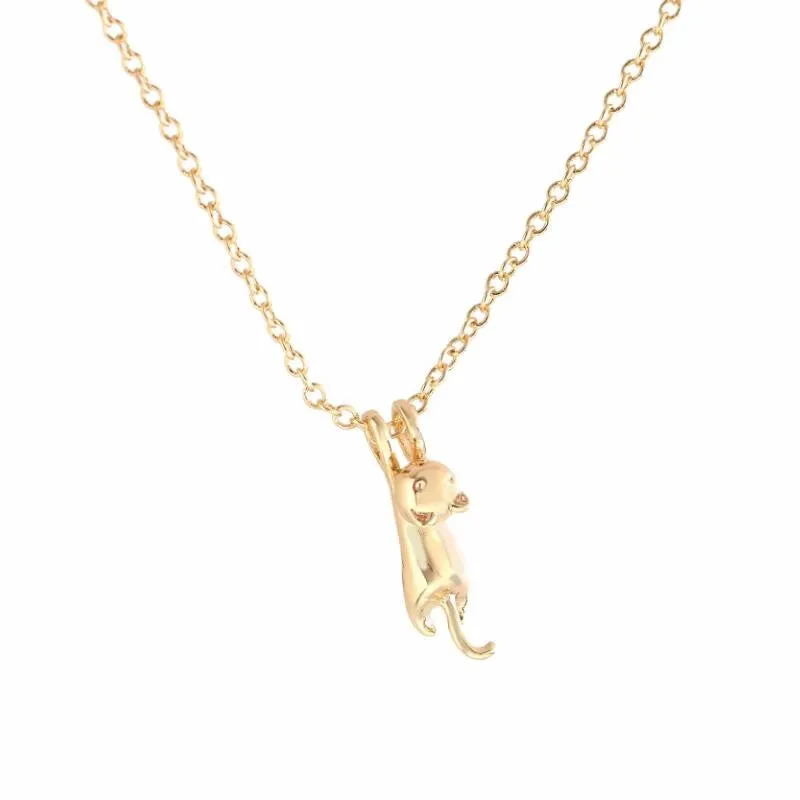 Delicate Animal Cat Statement Necklace for Women