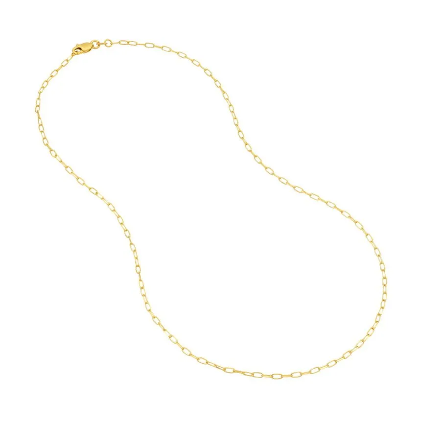 Delicate Paperclip Necklace
