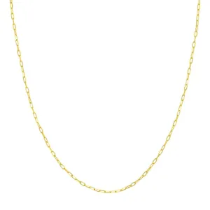 Delicate Paperclip Necklace