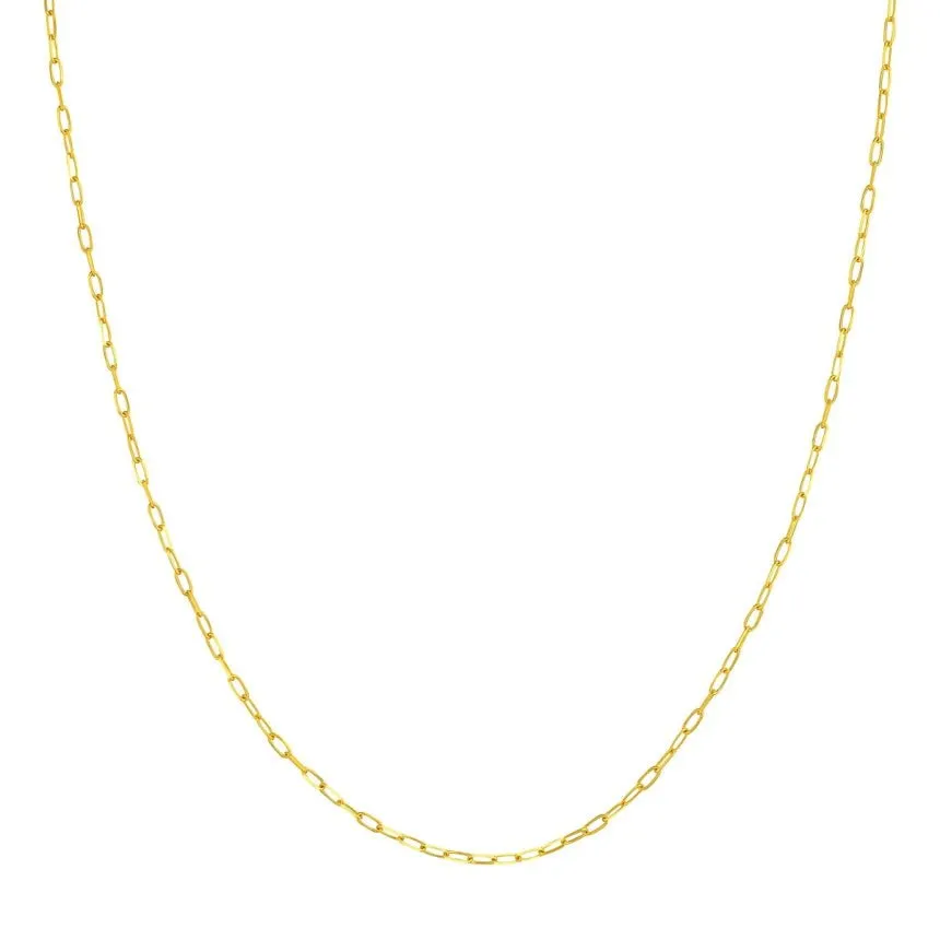 Delicate Paperclip Necklace