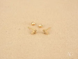 Diamond Cross Earrings – Elegant & Lightweight