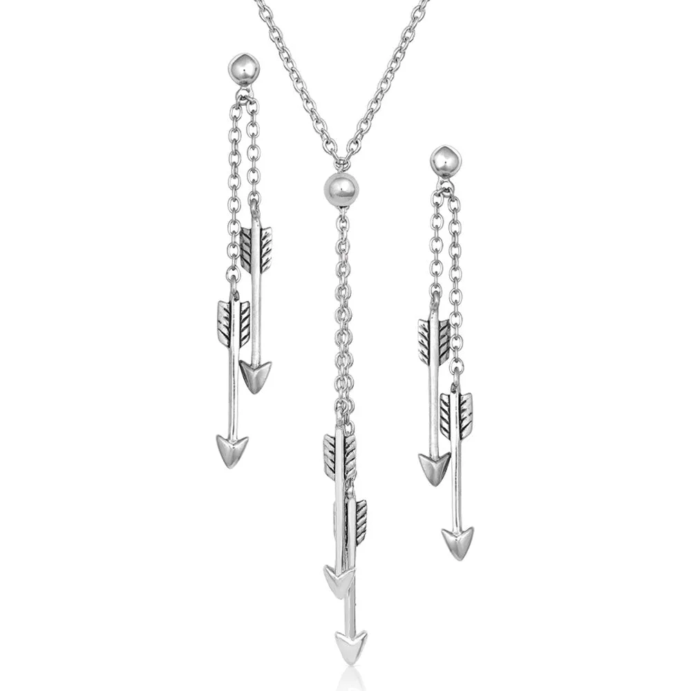 Doubling Down Arrow Jewellery Set