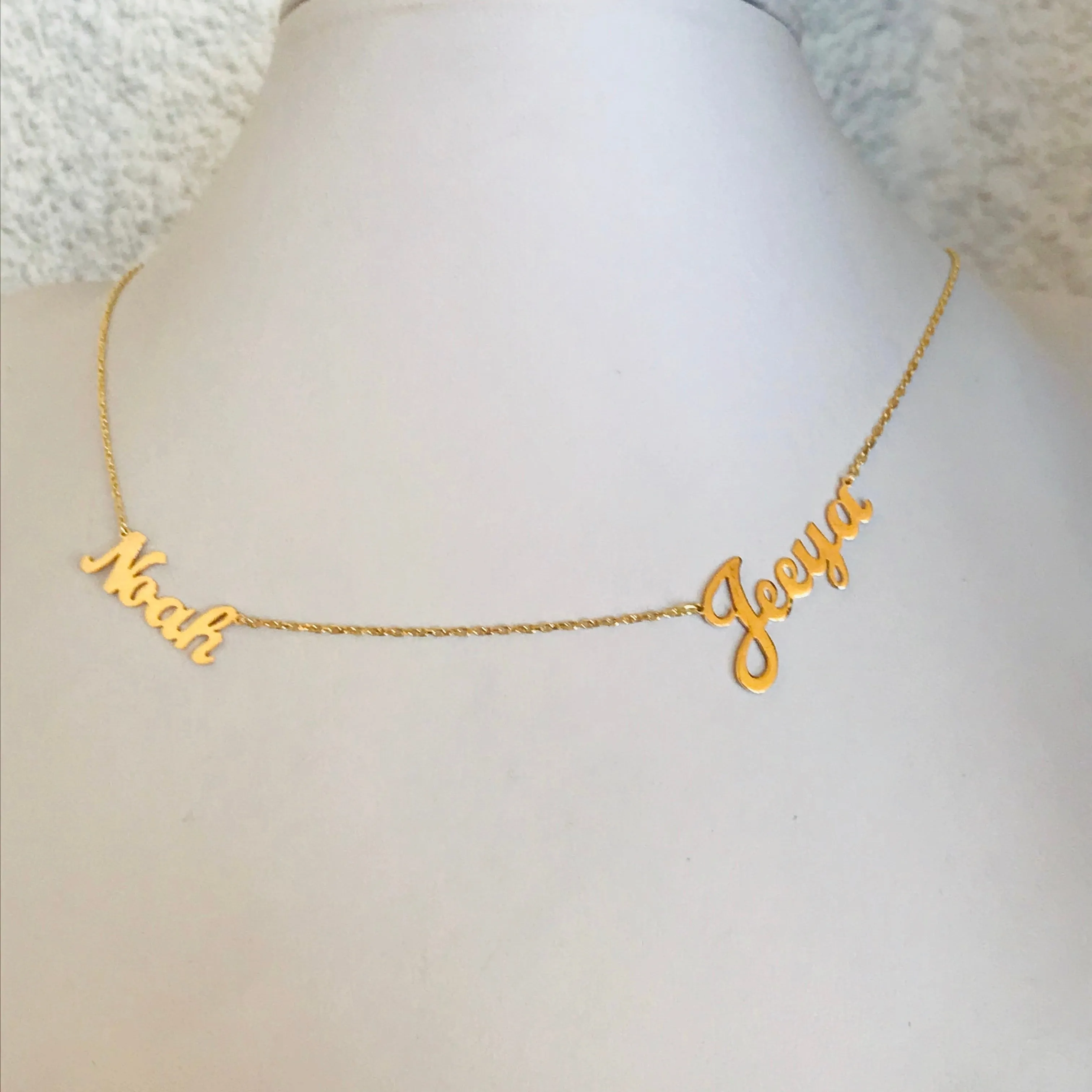 Duo names necklaces