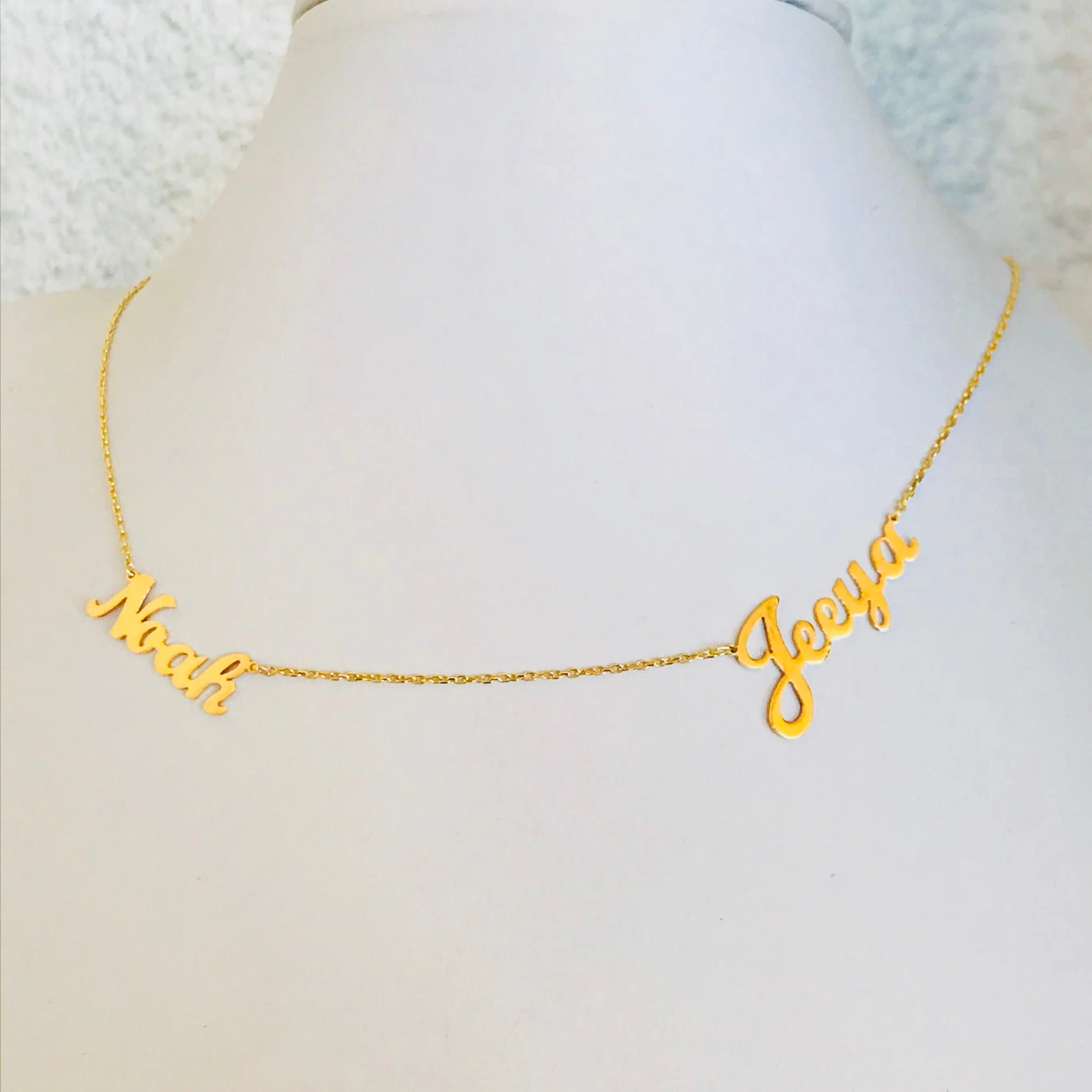 Duo names necklaces