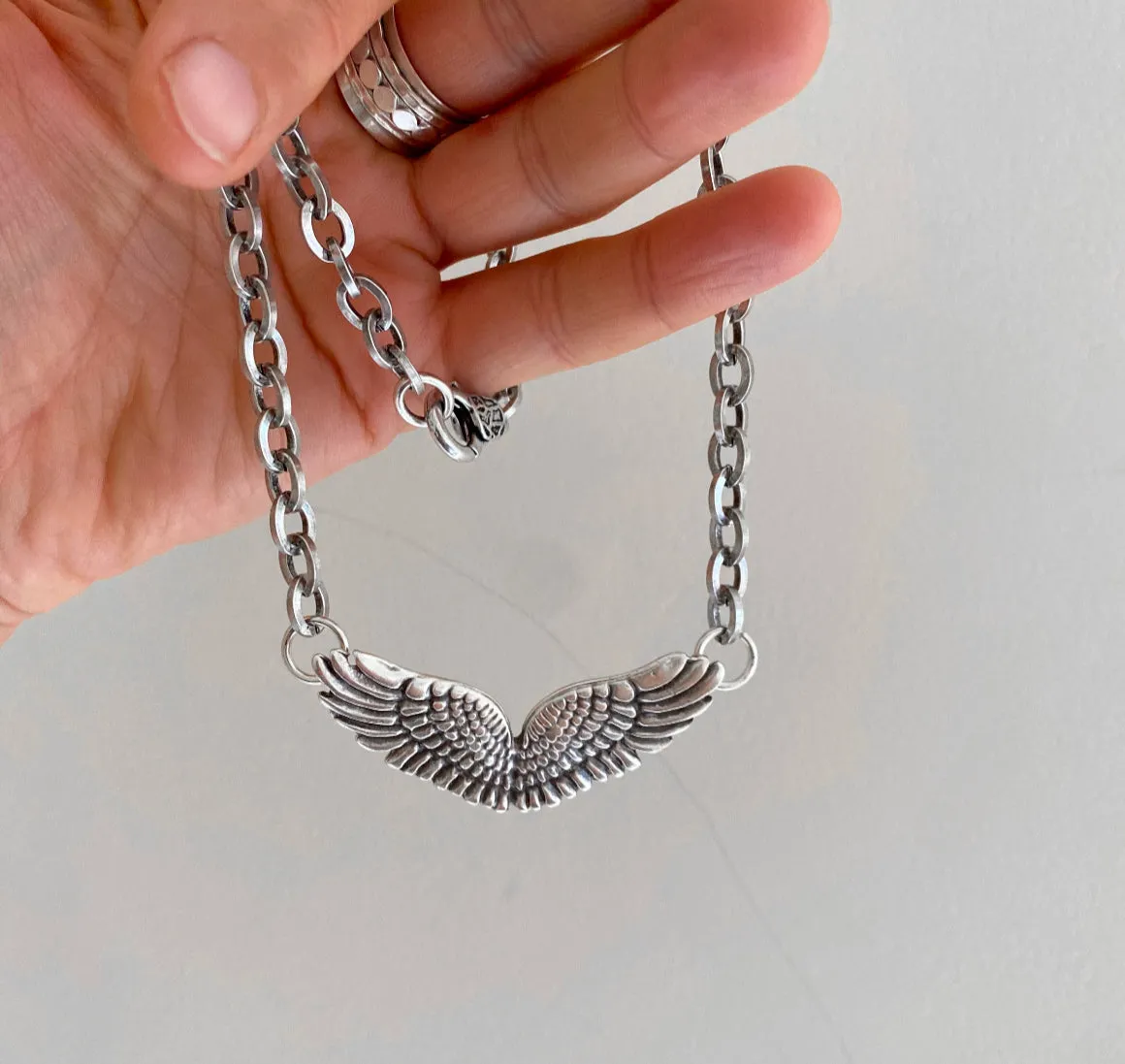 Eagle Wing in Flight Necklace