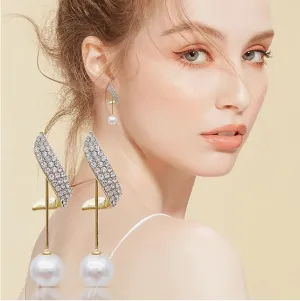 Elegant Flower Zircon Stud Earrings